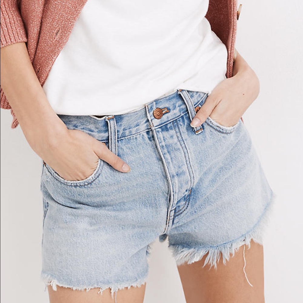 Madewell relaxed denim short